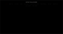 Desktop Screenshot of detroitrollerderby.com